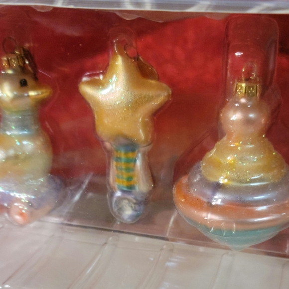 BNIB Baby's Glass and Sparkly Ornaments, Department 56. - Picture 5 of 10